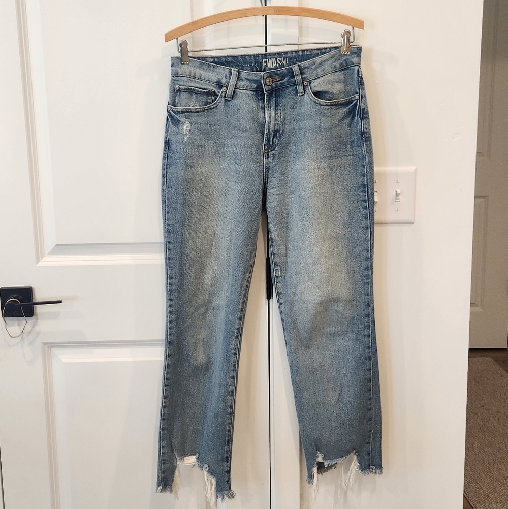 Ash Women's Distressed Cropped Denim Jeans